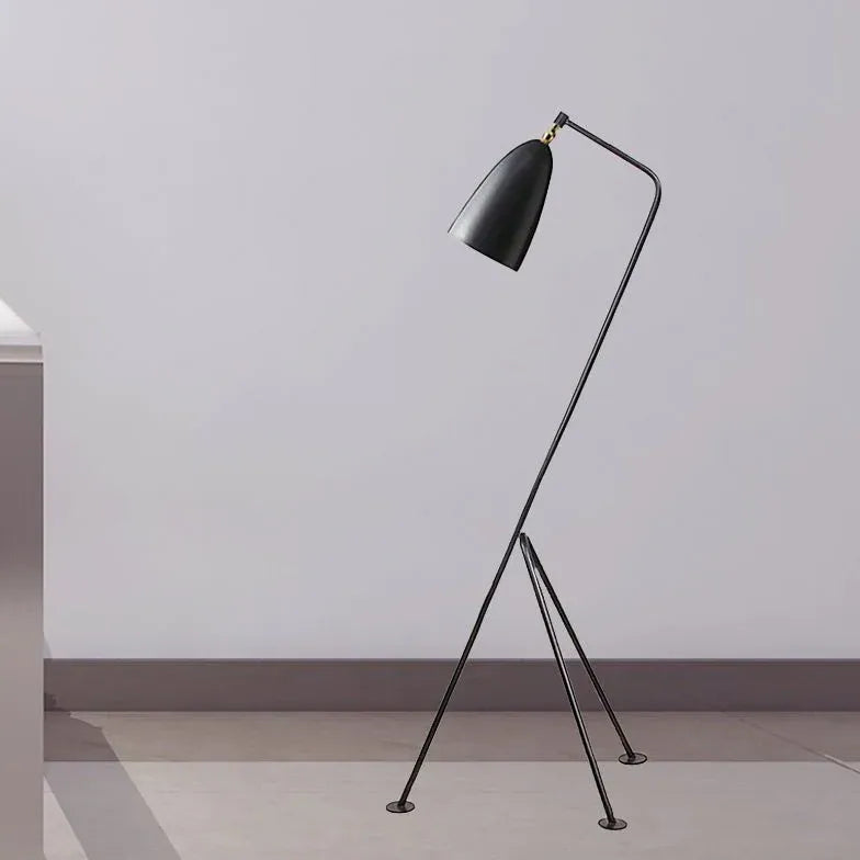 Slanted Tripod Minimalist Floor Lamp