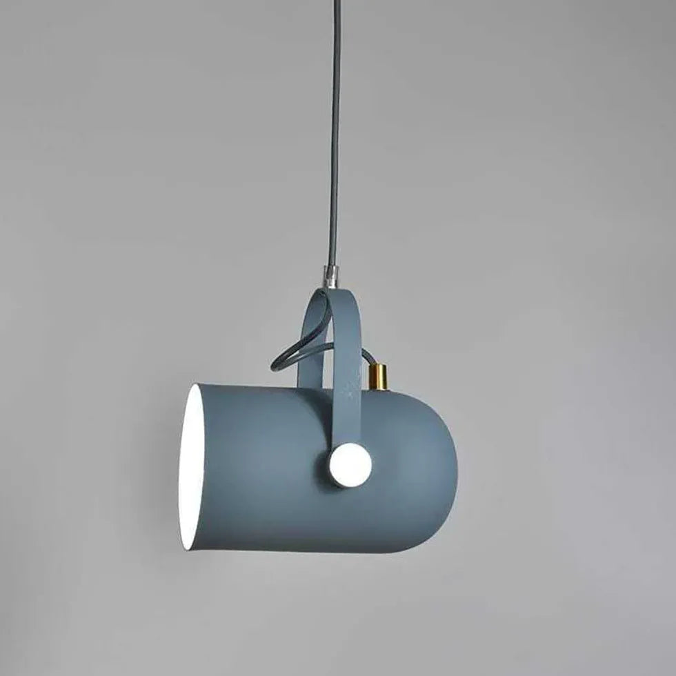 Multicolor Bucket Modern Pendant Light