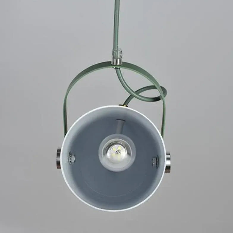 Multicolor Bucket Modern Pendant Light