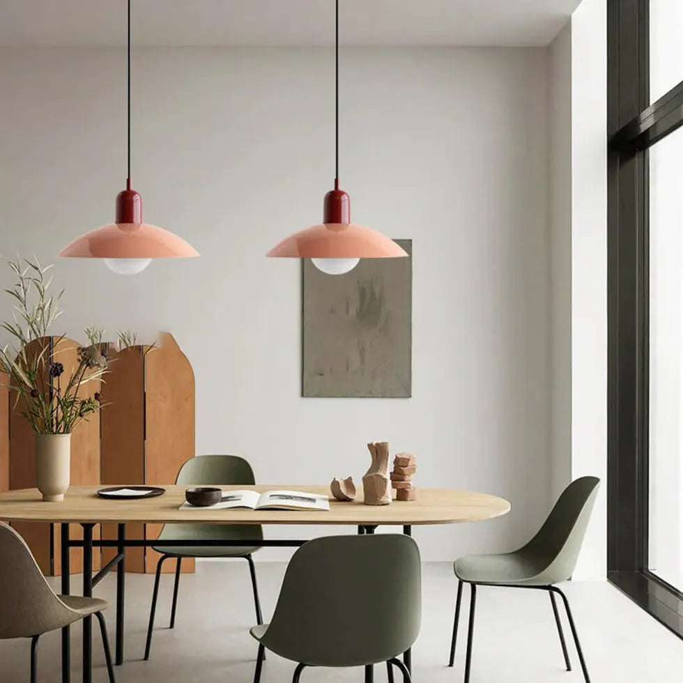 Pink Umbrella Dining Room Modern Pendant Light