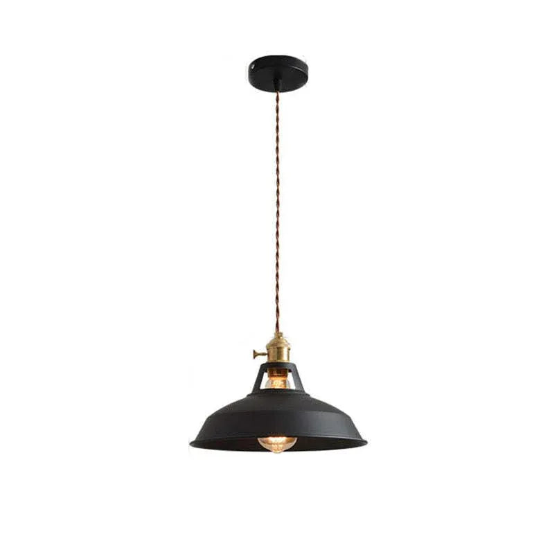 Round Cap Vintage Pendant Light