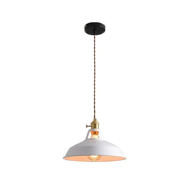 Round Cap Vintage Pendant Light