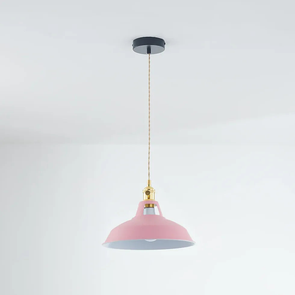 Round Cap Vintage Pendant Light