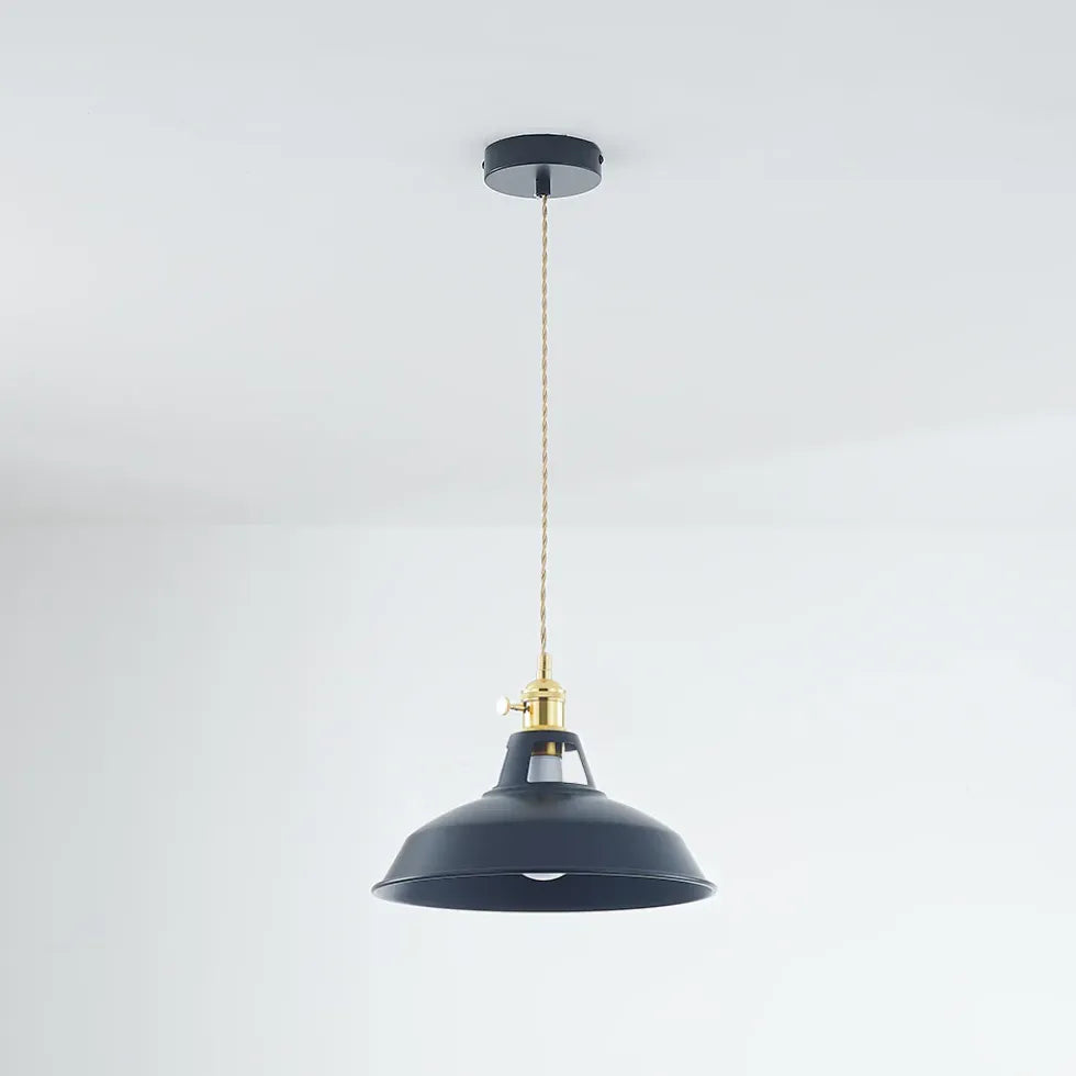 Round Cap Vintage Pendant Light