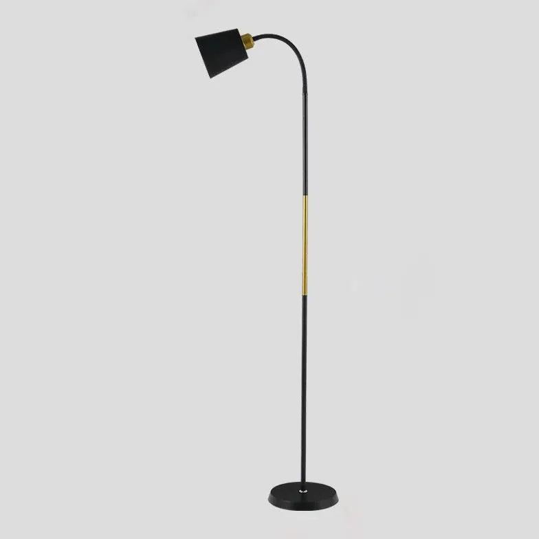 Black Curved Arm Modern Floor Lamp