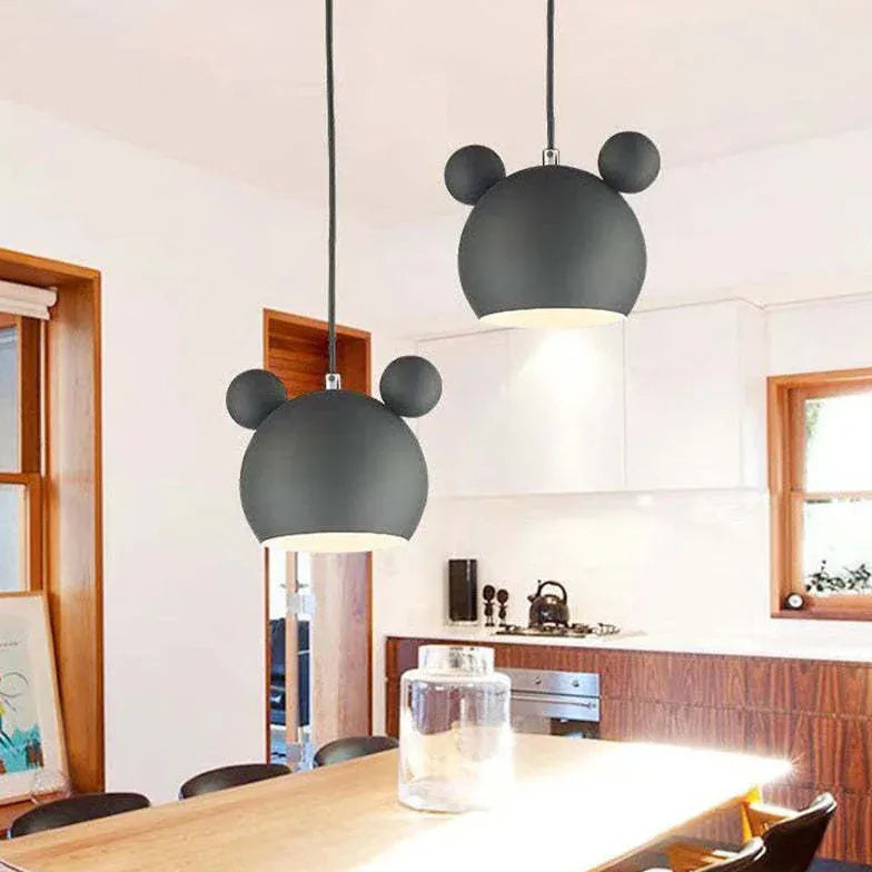 Bear Macaron Dining Room LED Pendant Light