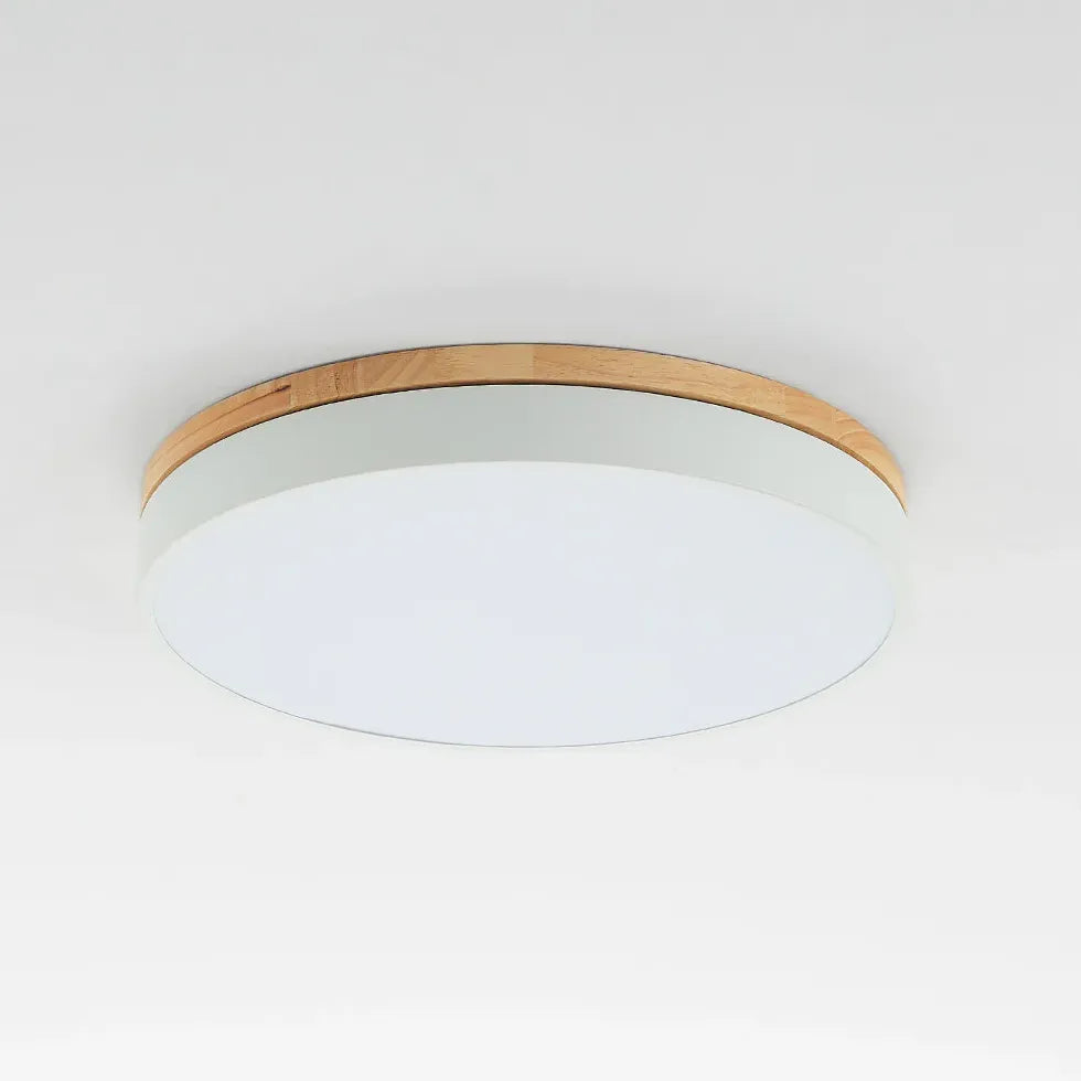 Drum Shaped Bedroom LED Flush Ceiling Lights