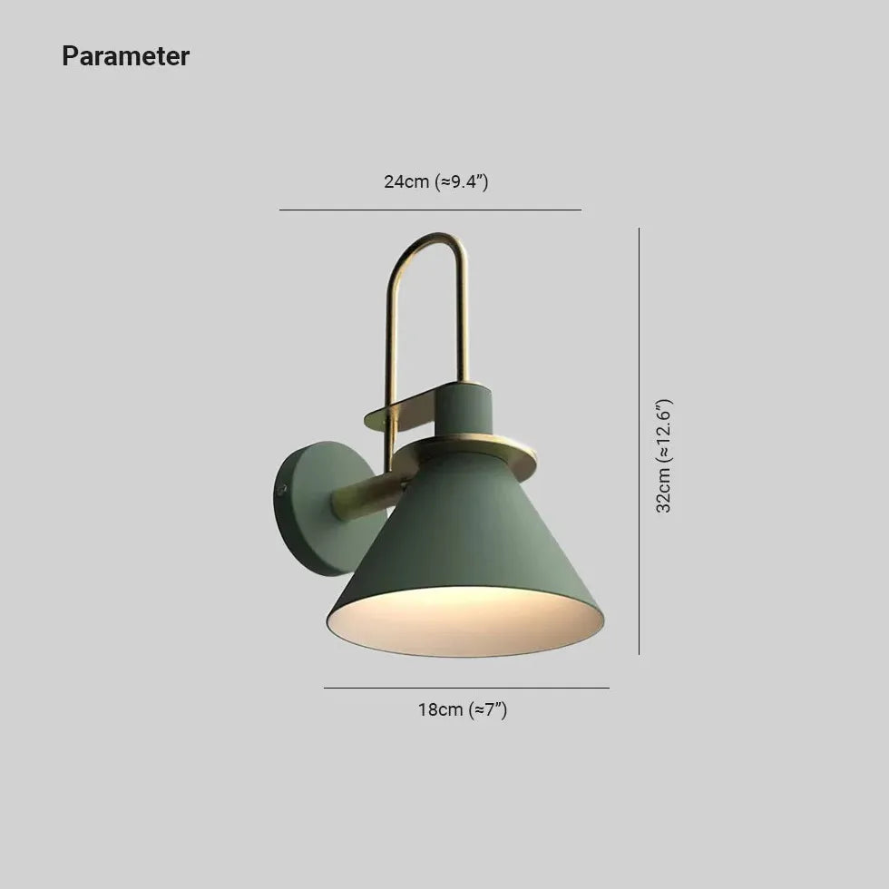 Morandi Cone Industrial Wall Lights