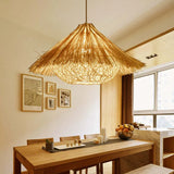 Umbrella Cover Dining Room Rattan Pendant Light