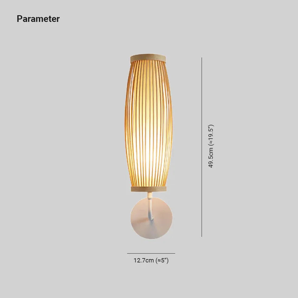 Bamboo Wall Light Led Living Room