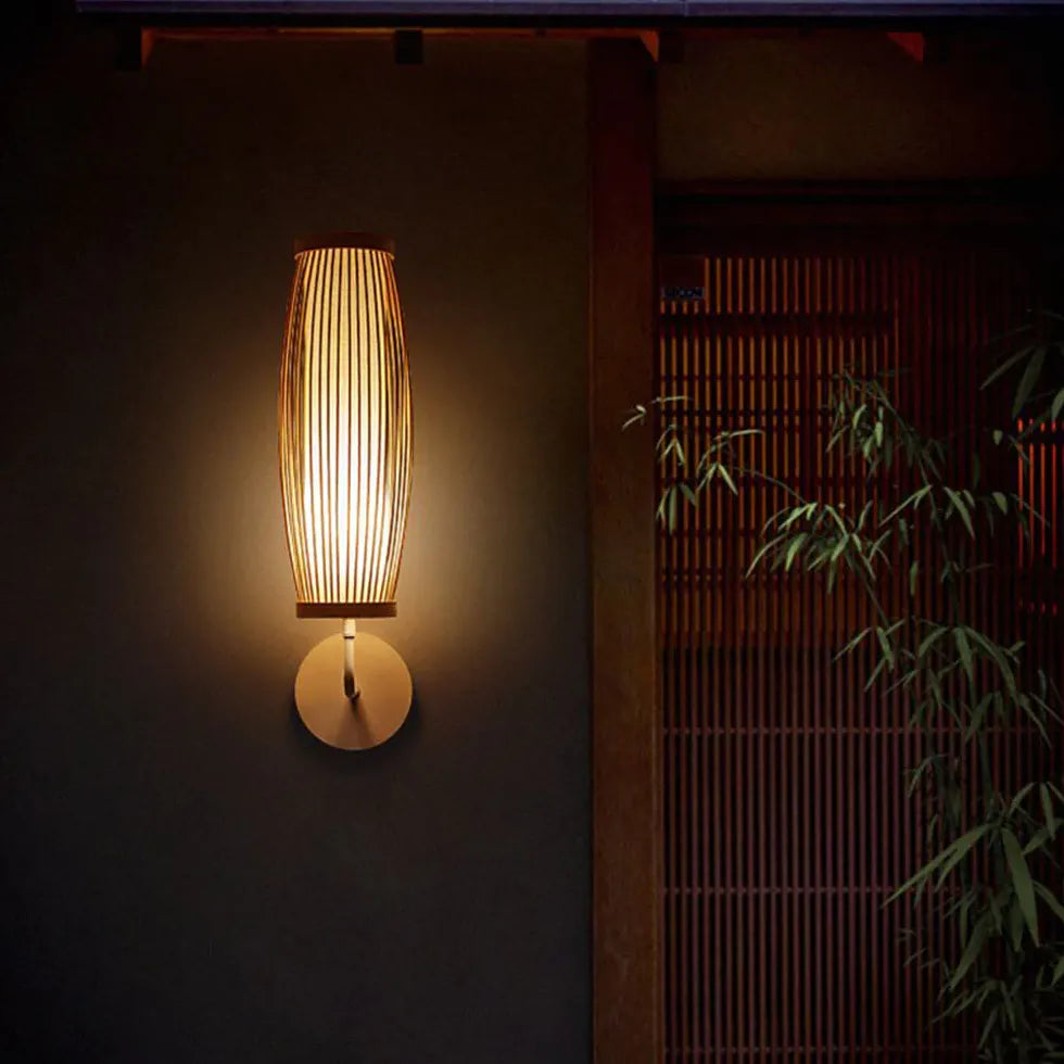 Bamboo Wall Light Led Living Room