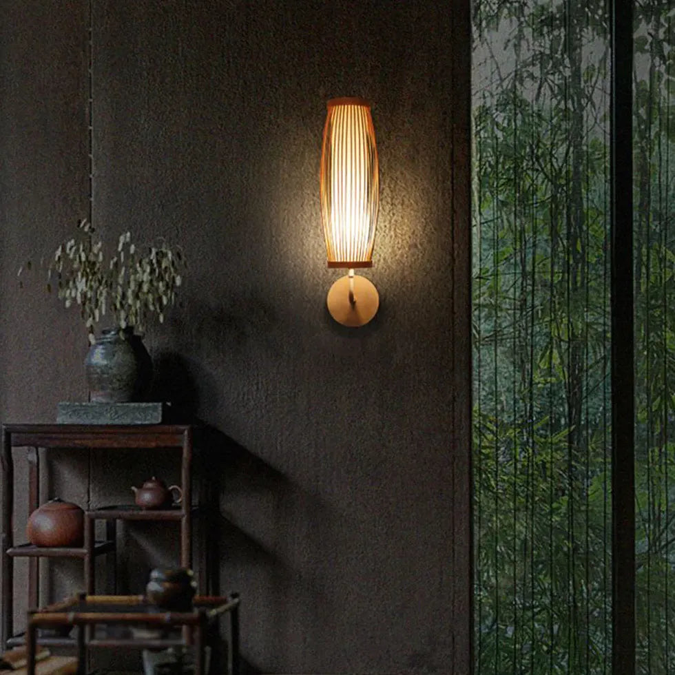 Bamboo Wall Light Led Living Room