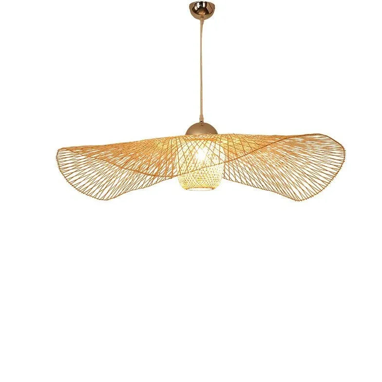 Tone Wave Rattan Vintage Pendant Light