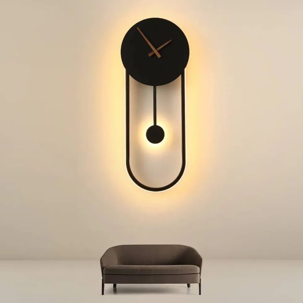 Pendulum Clock Design Modern Wall Lights