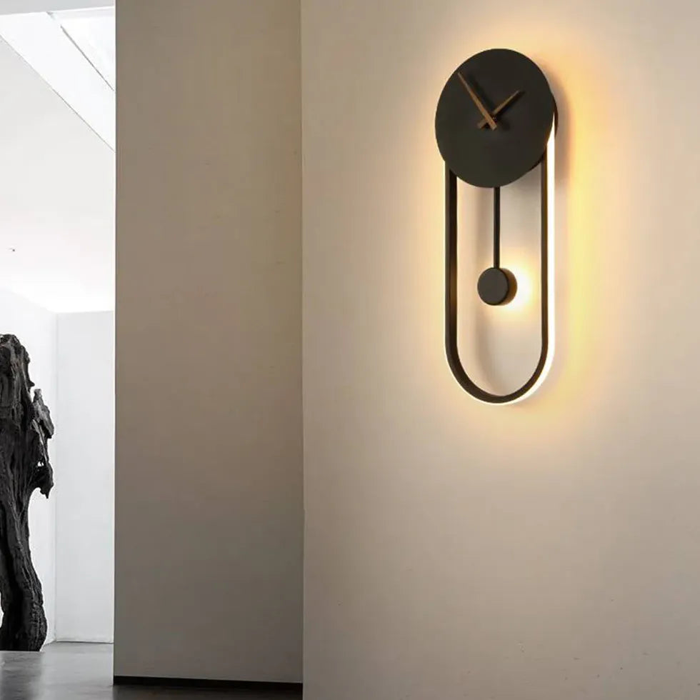 Pendulum Clock Design Modern Wall Lights