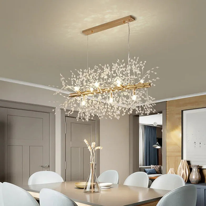 Transparent Branch Dining Room Modern Pendant Light