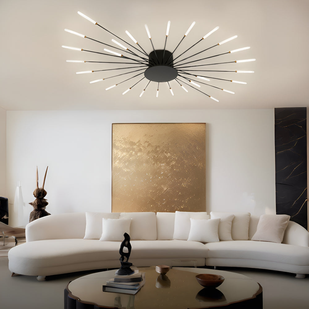 Firework Modern LED Flush Mount Ceiling Light