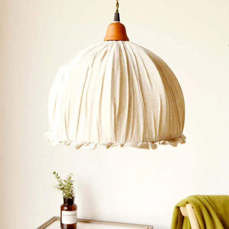 Fabric Art Bedroom Vintage Pendant Light