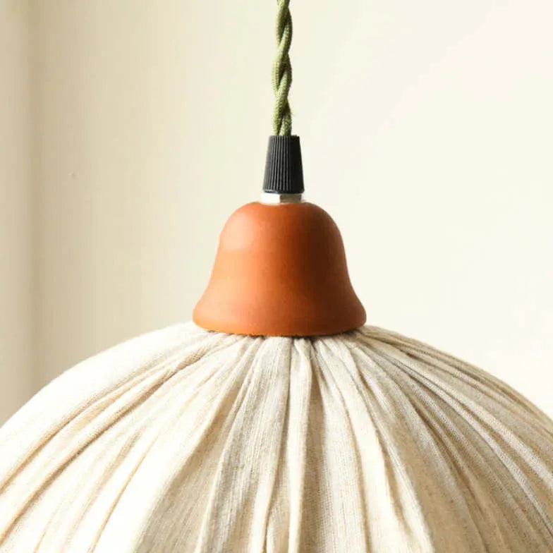 Fabric Art Bedroom Vintage Pendant Light