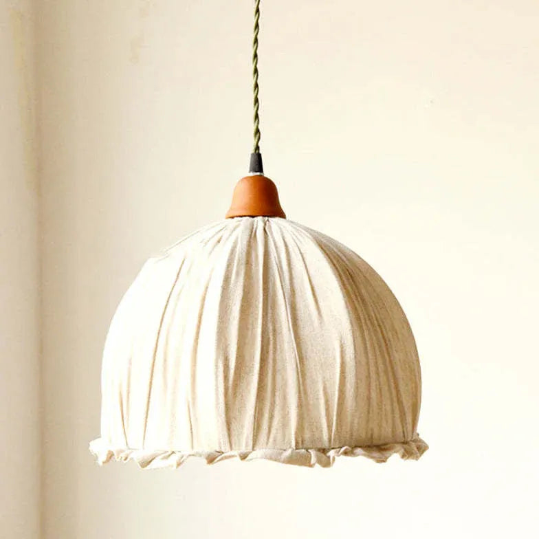 Fabric Art Bedroom Vintage Pendant Light