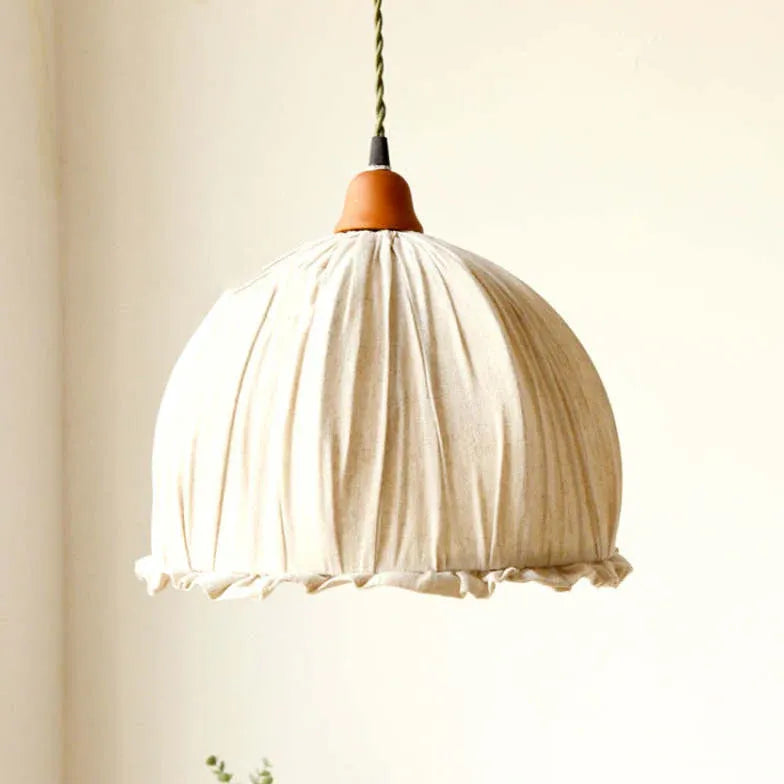 Fabric Art Bedroom Vintage Pendant Light