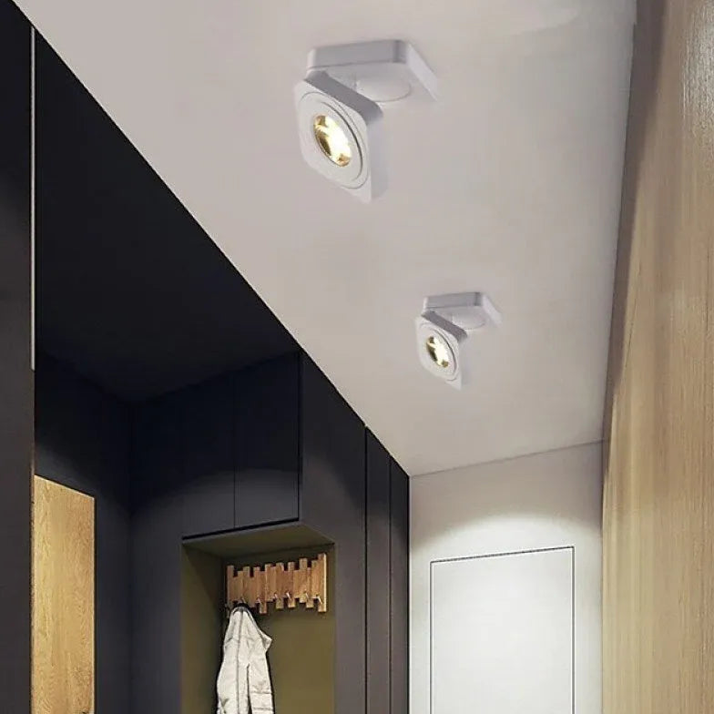 Rotating Led Modern Flush Ceiling Lights