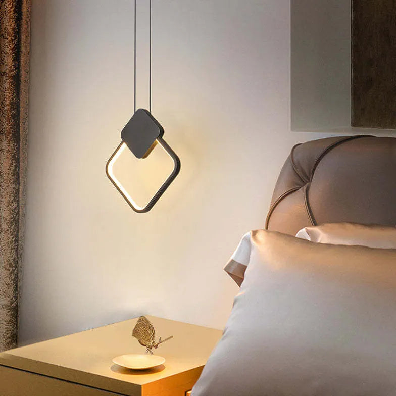 Light Geometry Bedroom Modern Pendant Light