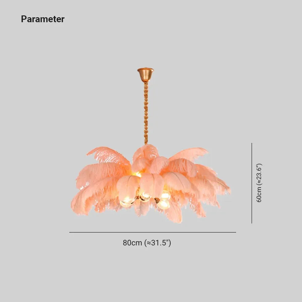 Feather Luxury LED Modern Pendant Light