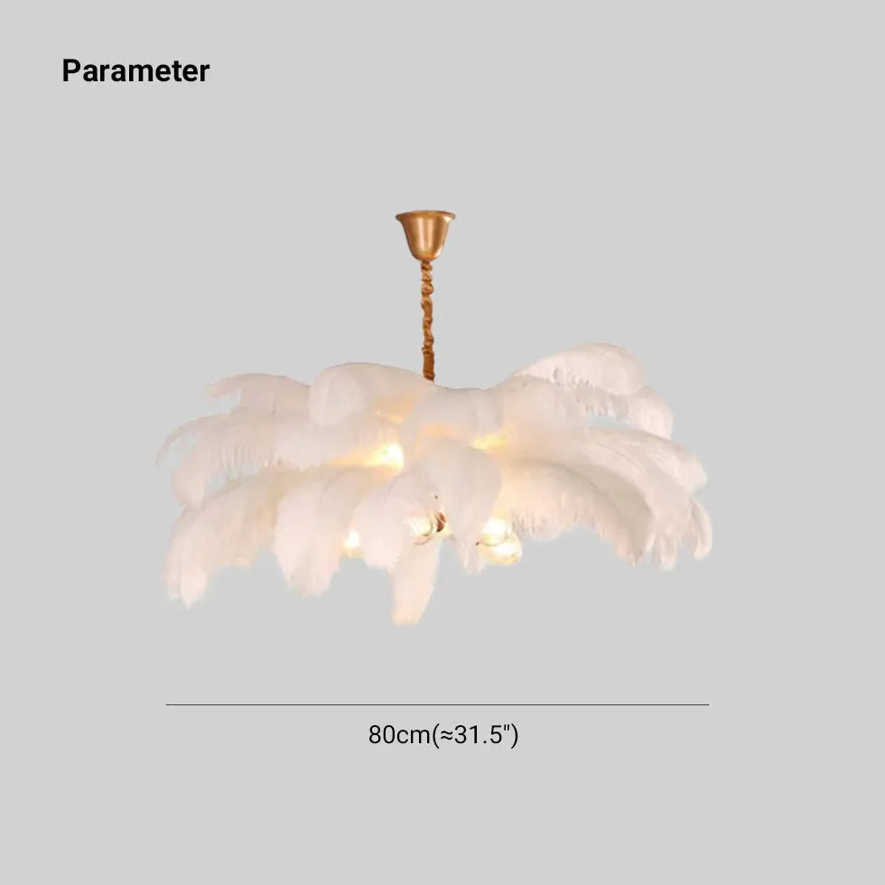 Feather Luxury LED Modern Pendant Light