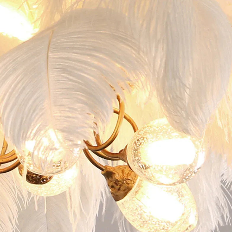 Feather Luxury LED Modern Pendant Light