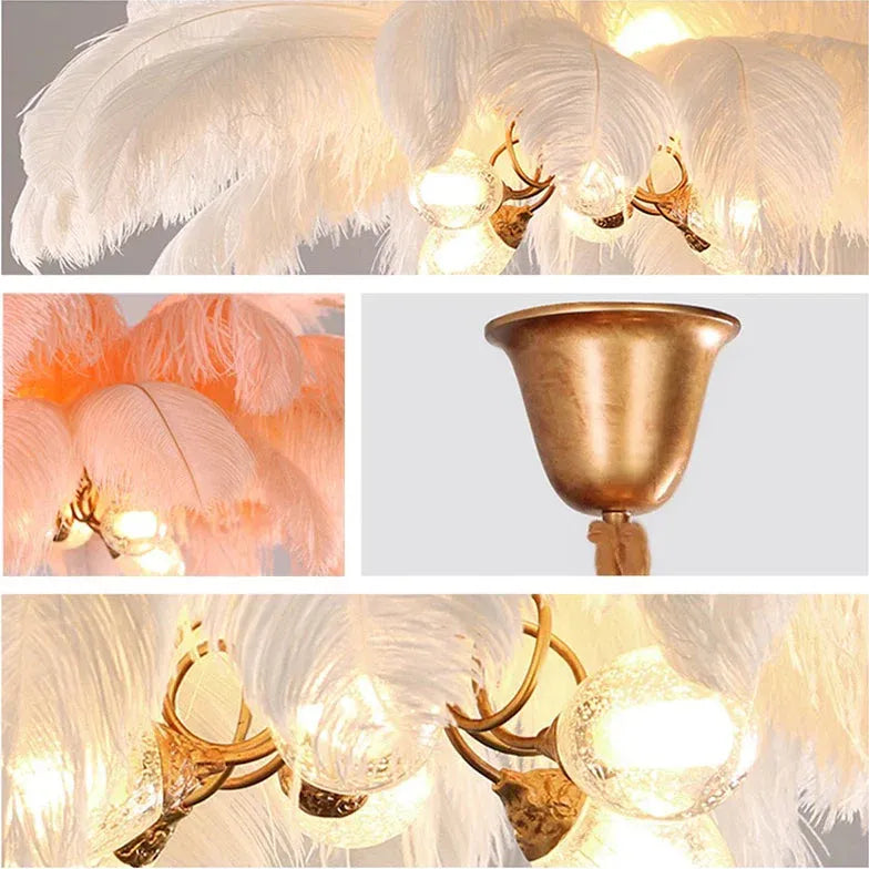 Feather Luxury LED Modern Pendant Light