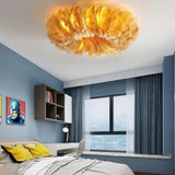 Corrugated Crown Bedroom Modern Flush Ceiling Lights