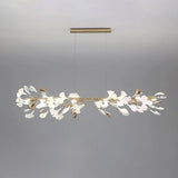 Natural Leaves Gold Kitchen Pendant Light