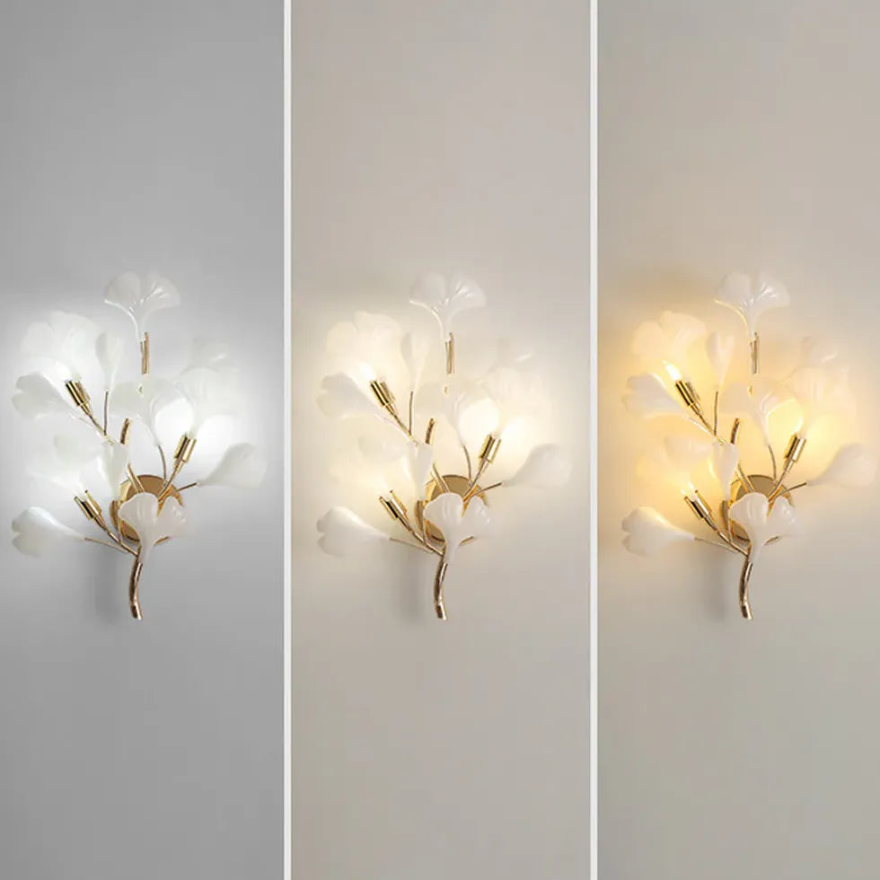 floral wall light for bedroom