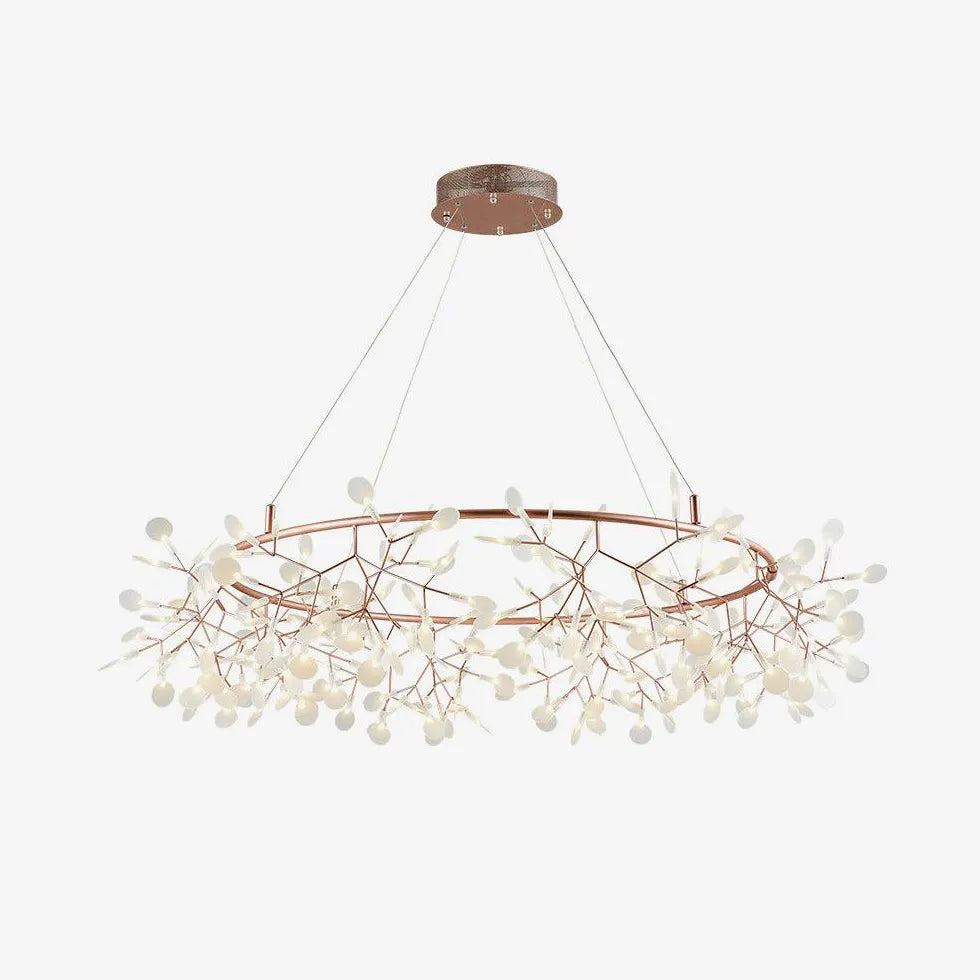 Branch Iron Ring for Living Room Chandelier