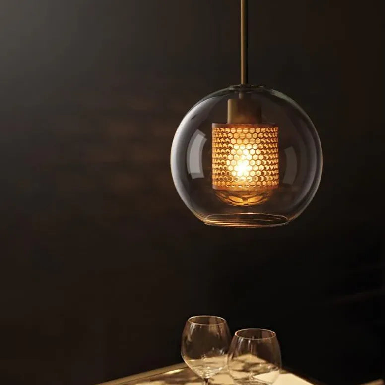 Bubble Art Glass Dining Room Pendant Light