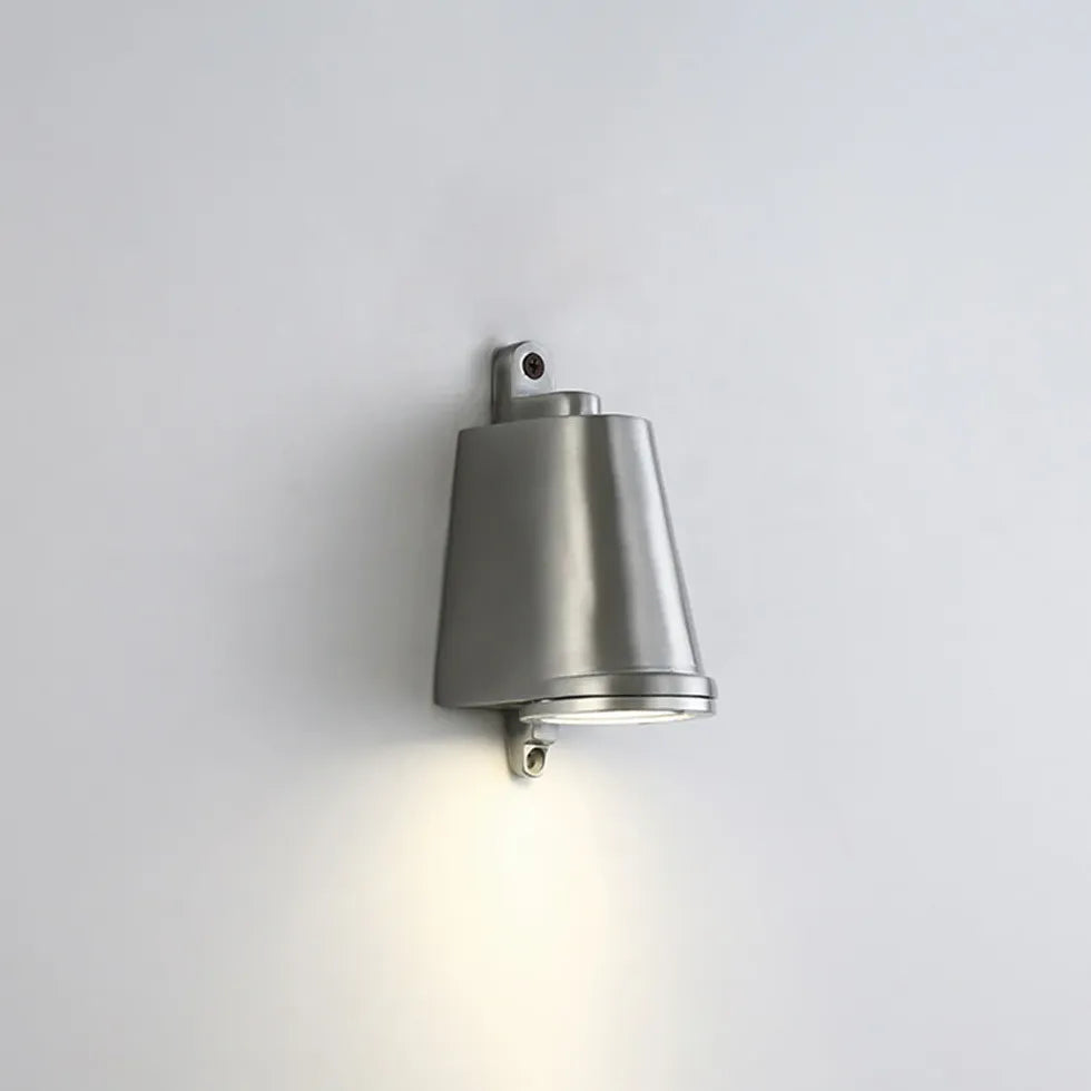 brushed metal wall lights outdoor