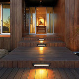 Linear Led black Step Outdoor Lights