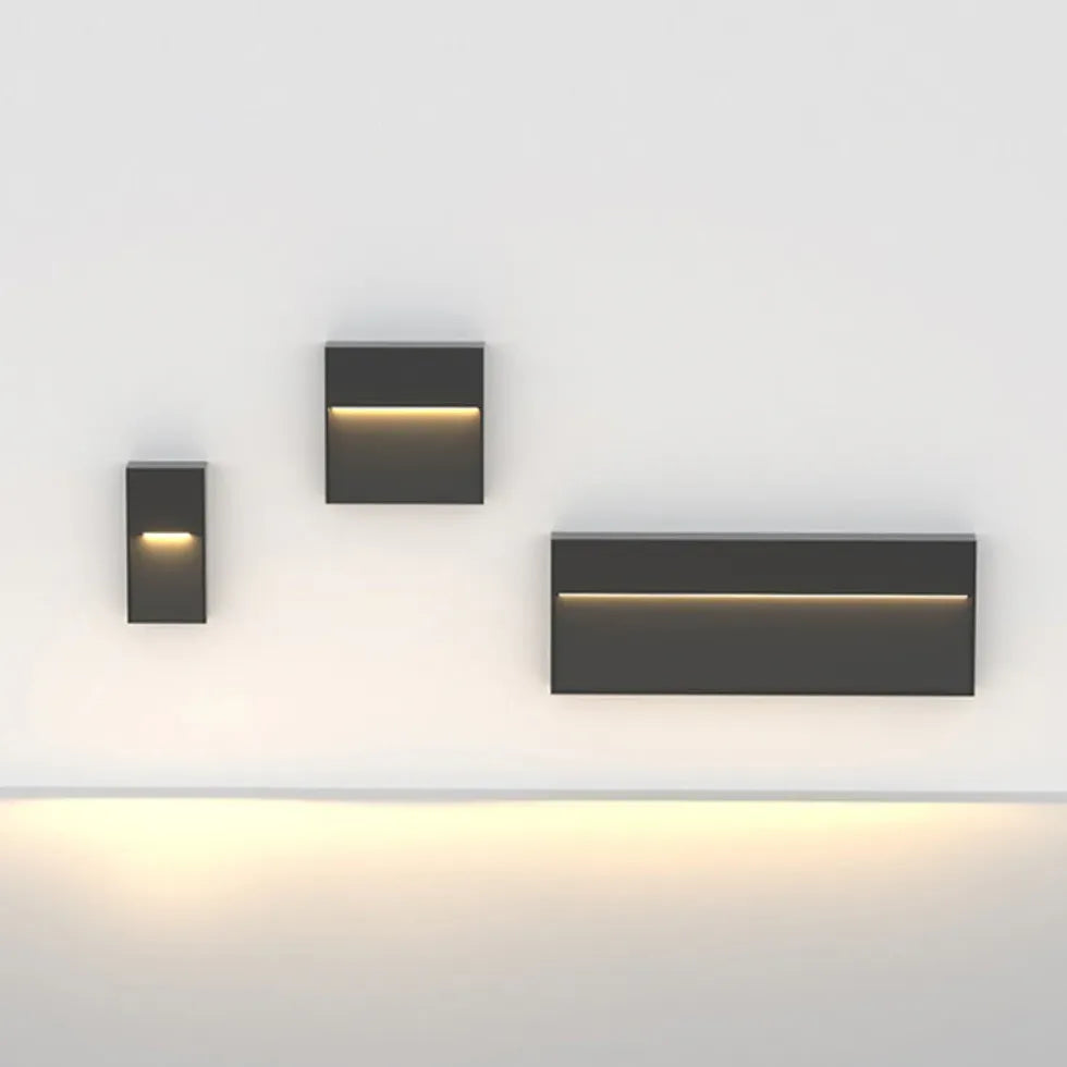 Rectangular Sensor Led Step Outdoor Lights