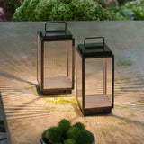 Handle Glass Lantern Outdoor Floor lamps