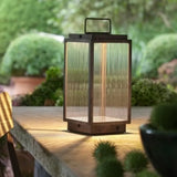 Handle Glass Lantern Outdoor Floor lamps