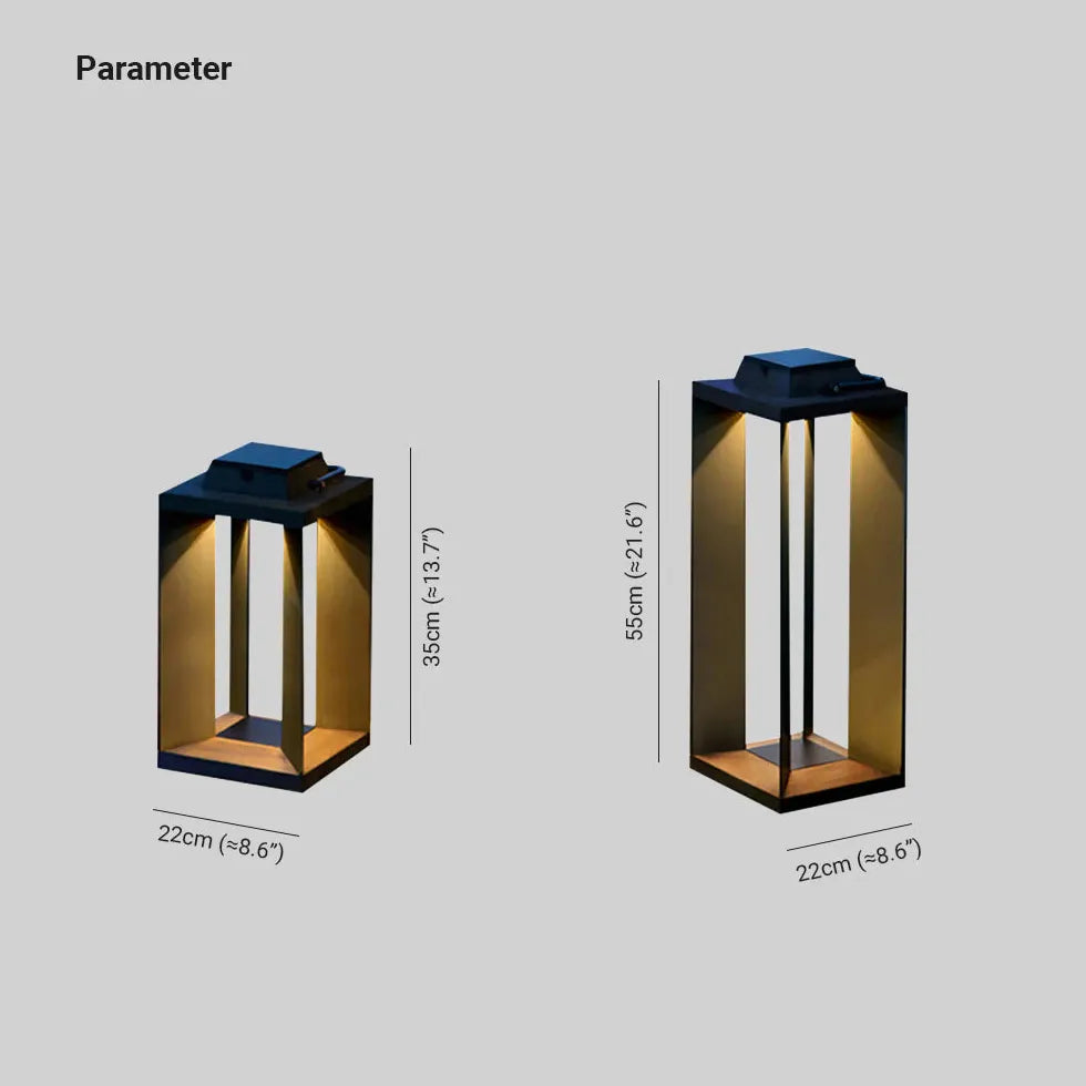 Cuboid Lanterns Led Outdoor Floor lamps