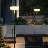 High-pole solar outdoor floor lamp