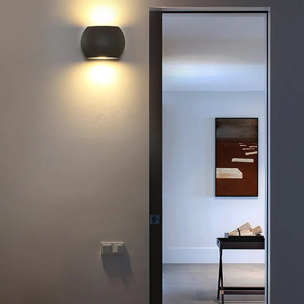 Minimalist Geometric Up and Down Lights