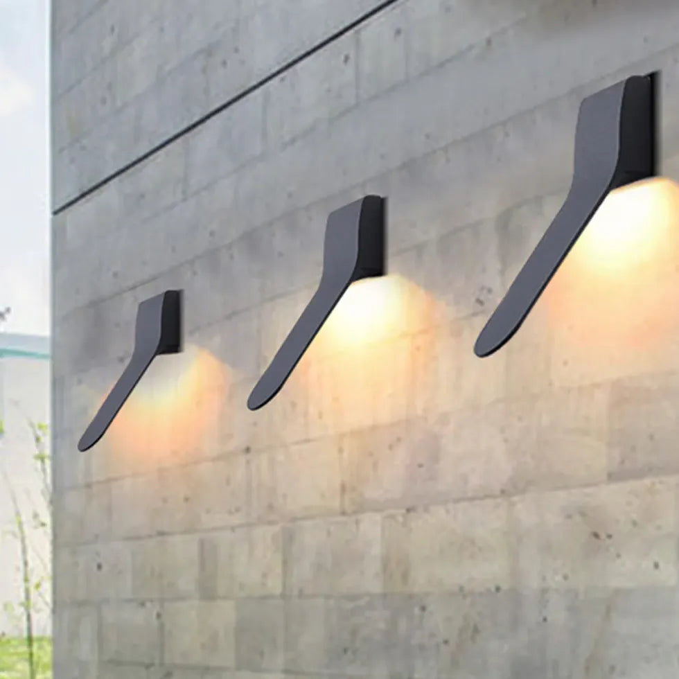 Art Deco Linear Outdoor Wall Lights