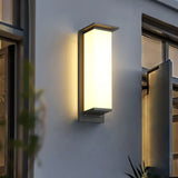 Modern Rectangular Solar Outdoor Wall Light