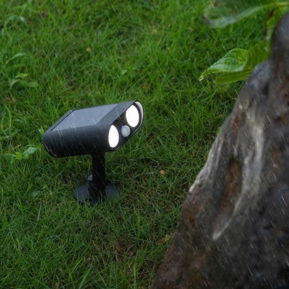 Dual head Solar Sensor outdoor Wall Lights