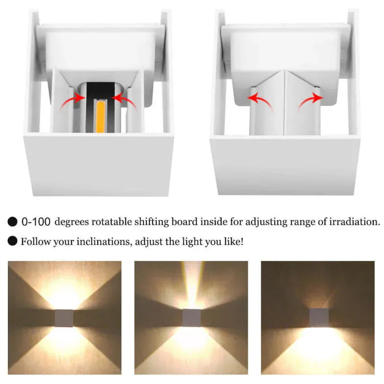 Indoor Square Up and Down Lights