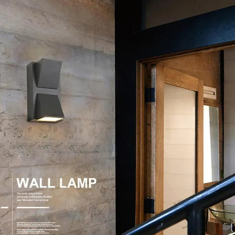 Driveway Wall Lights Modern Black