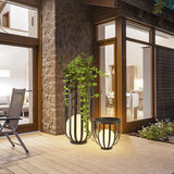 Spherical Iron Lantern Outdoor Floor lamps